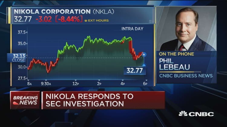Nikola responds to SEC investigation reports
