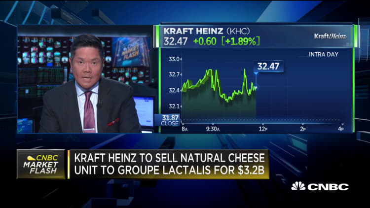 Kraft Heinz to sell natural cheese unit to Groupe Lactalis for $3.2B