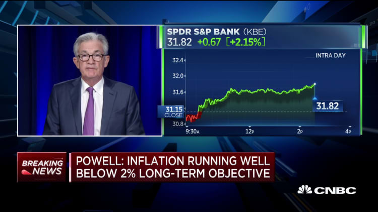 Fed will let inflation rise 'moderately for some time': Fed's Jerome Powell