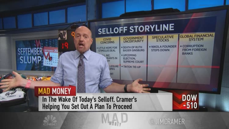 Jim Cramer says Apple, Microsoft, Amazon and Alphabet have fallen to attractive valuations