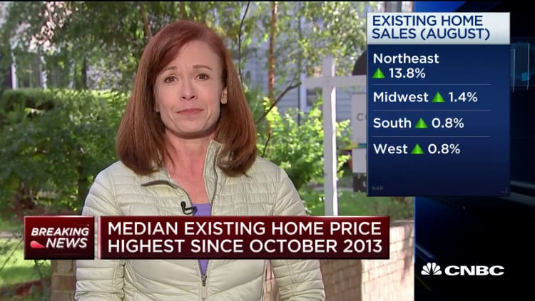 Existing home sales hits six million for the first time since 2006