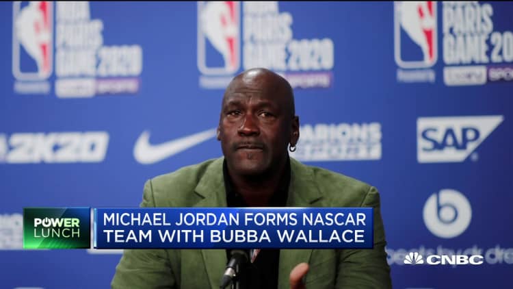 Michael Jordan adds Nascar team to his portfolio