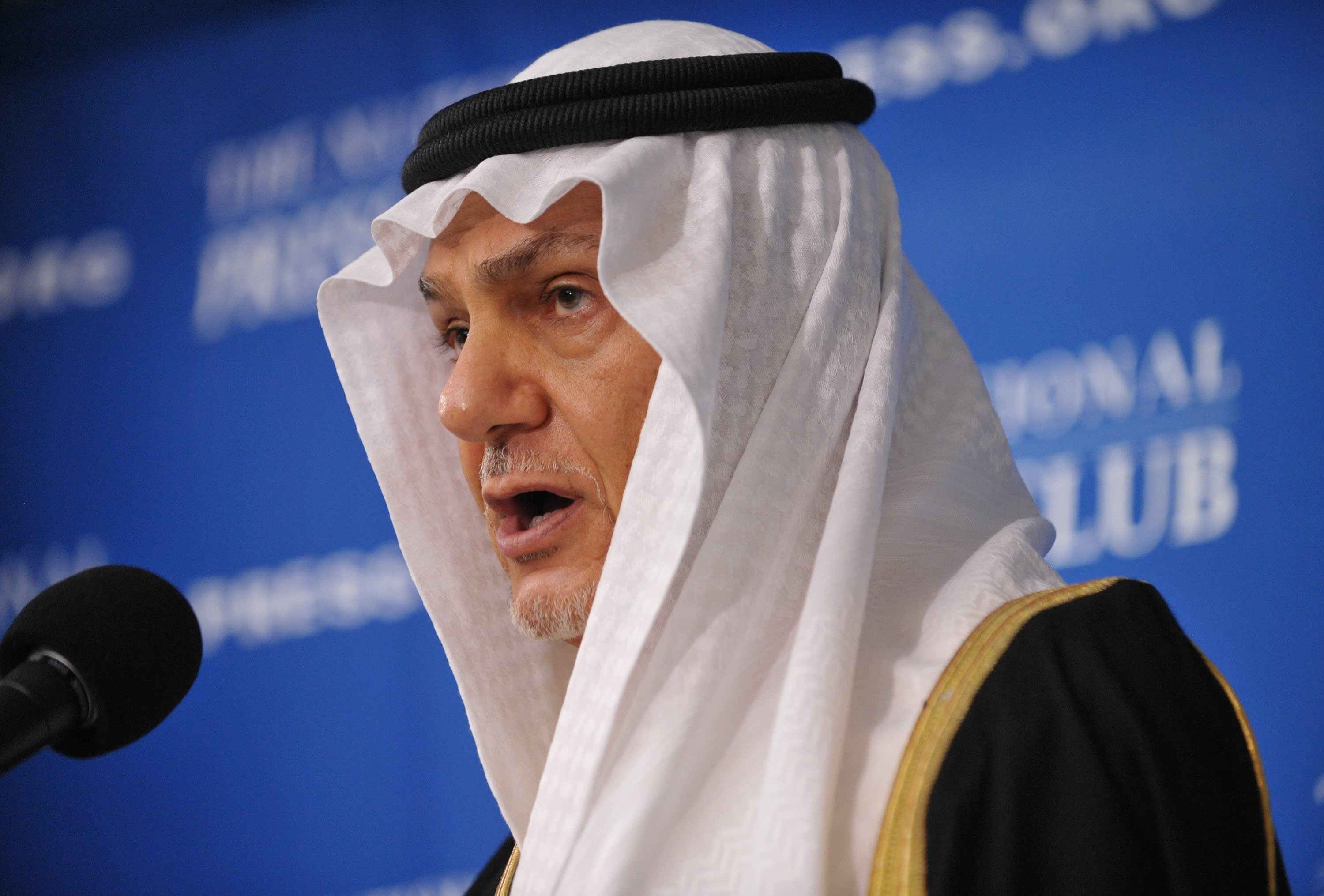 Saudi Arabia's former intel chief calls weapons proliferation risk in Afghanista..