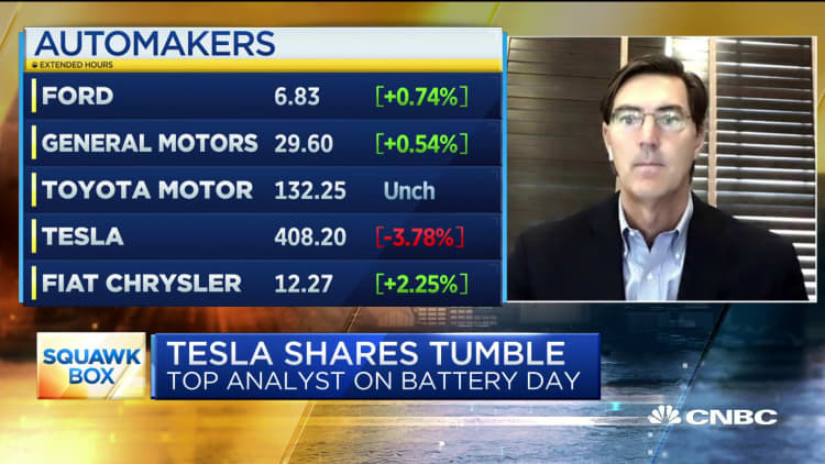Top-ranked analyst Toni Sacconaghi on Tesla's Battery Day