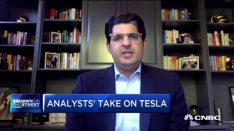 Competitors are narrowing battery gap on Tesla: Needham's Raj Gil