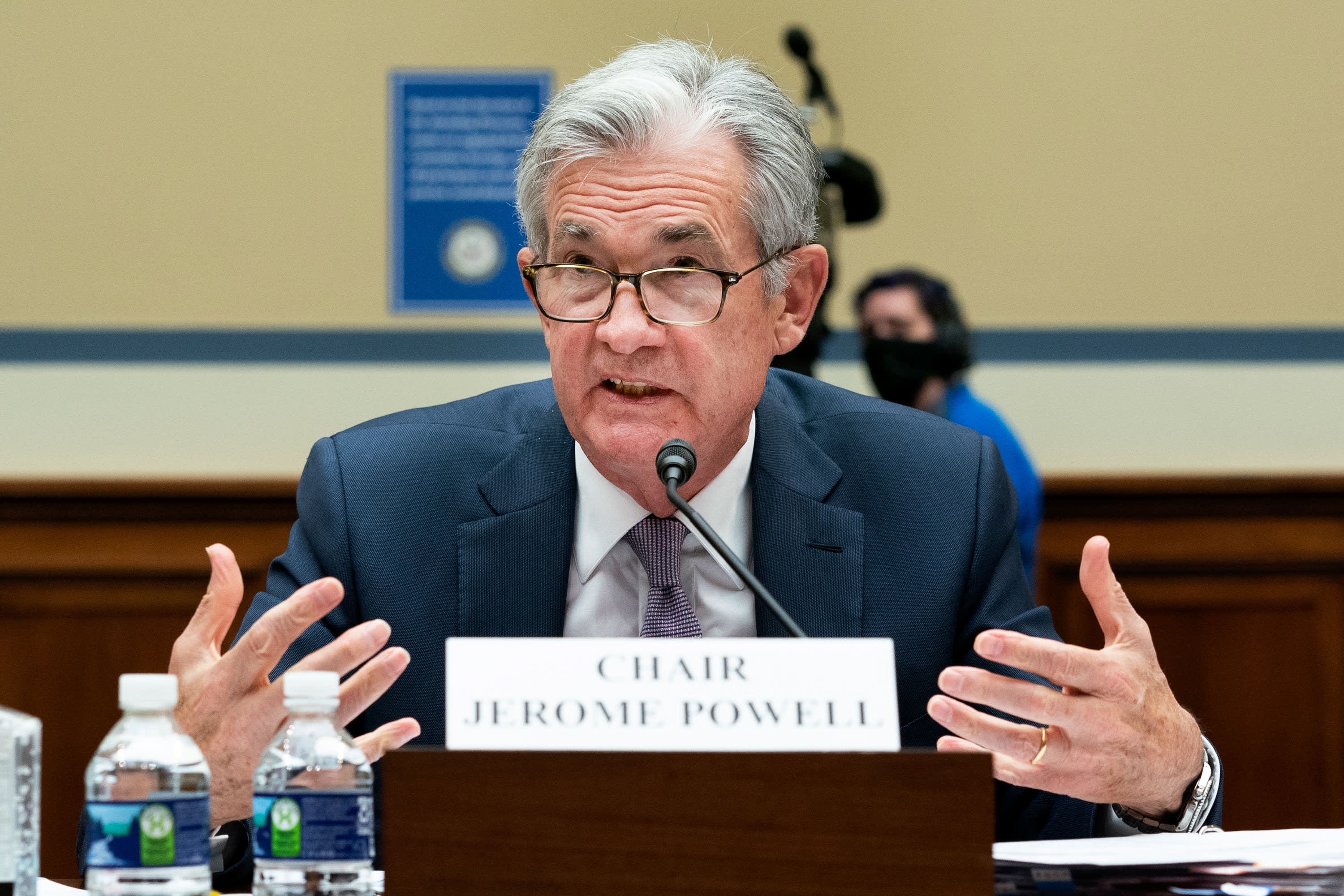 Powell sees no rise in interest rates on the horizon as long as inflation remains low