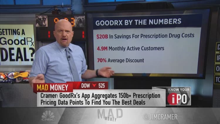 Jim Cramer breaks down GoodRx after its public market debut