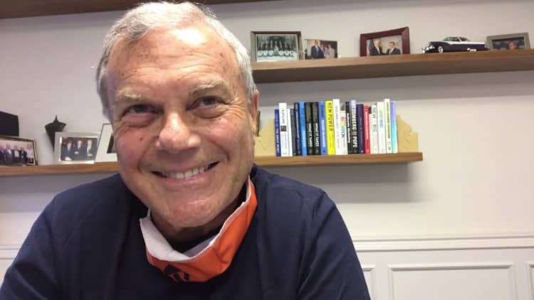Sir Martin Sorrell questions Facebook ad boycotts, plans to work until he drops dead