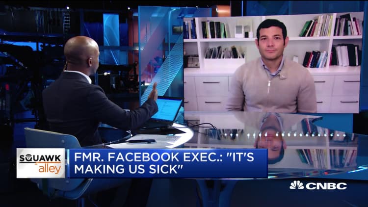 Former Facebook executive: 'It's making us sick'
