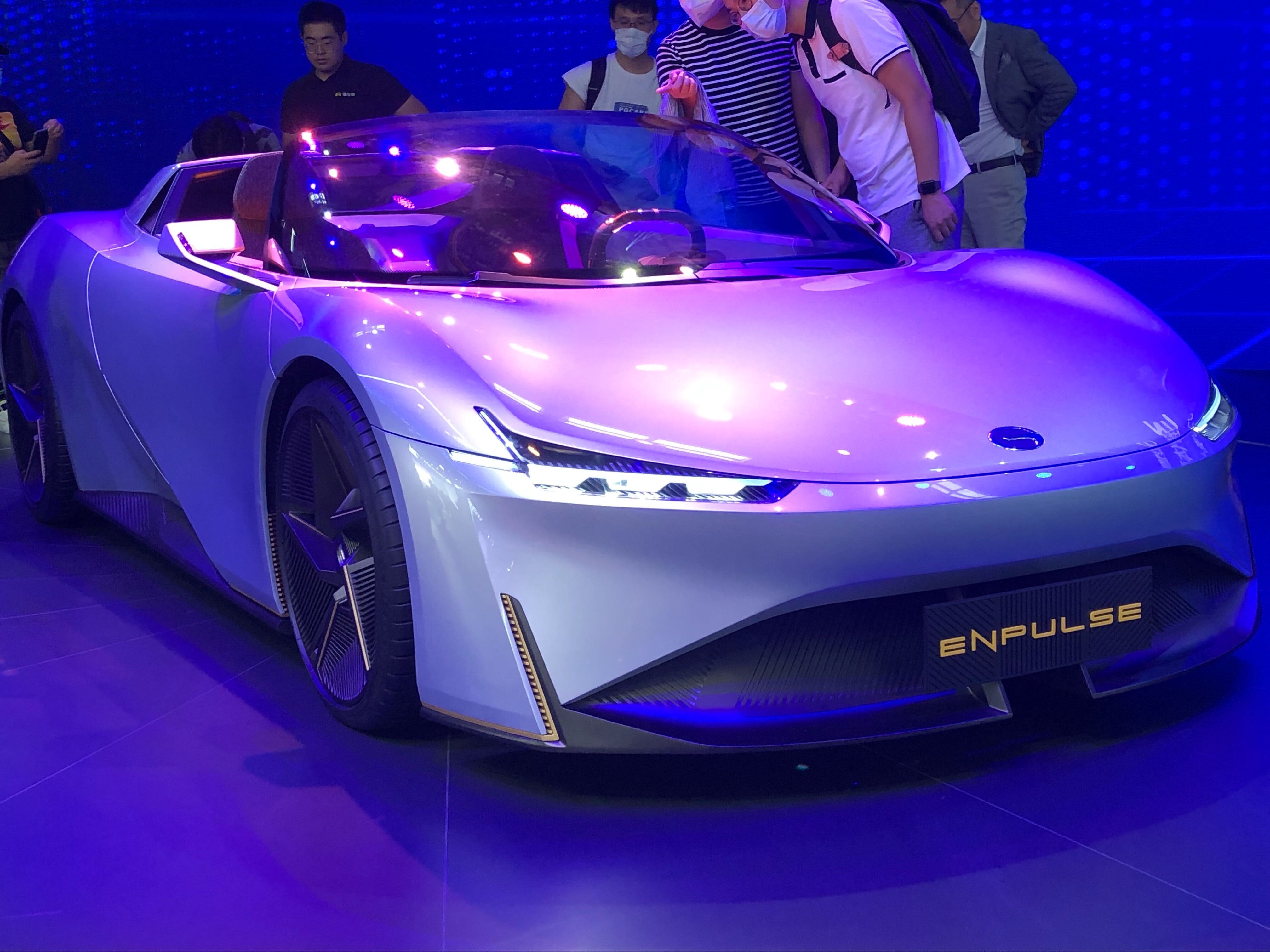 Some Chinese automakers show off concept sportscars, amid auto market slump - CNBC