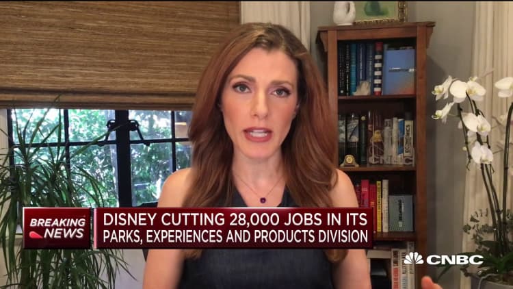 Disney to cut 28,000 jobs in parks, experiences and products division