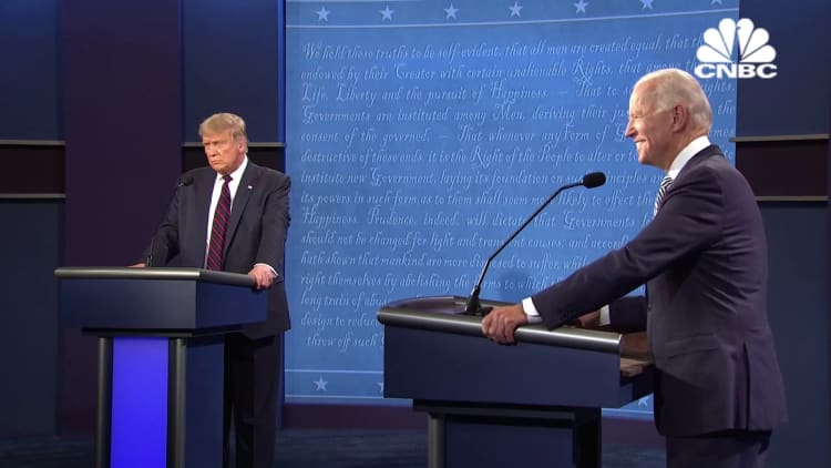 Trump and Biden open first debate with question on future of Supreme Court and Affordable Care Act