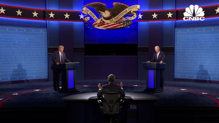 Joe Biden and President Trump spar in first debate: 'Will you shut up, man?'