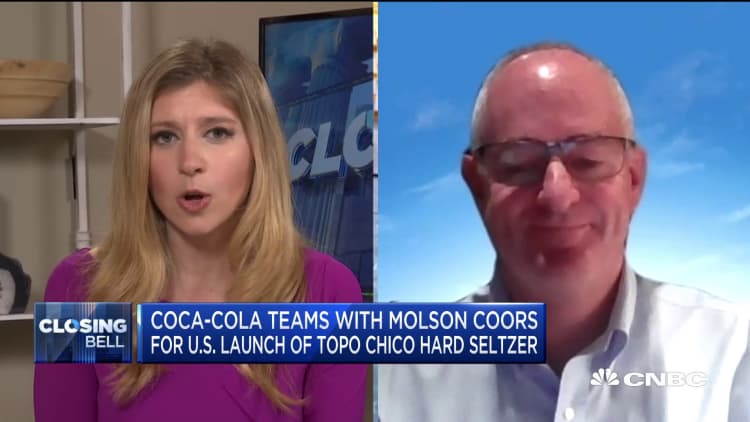 Molson Coors CEO discusses partnership with Coca-Cola for the launch of Topo Chico hard seltzer
