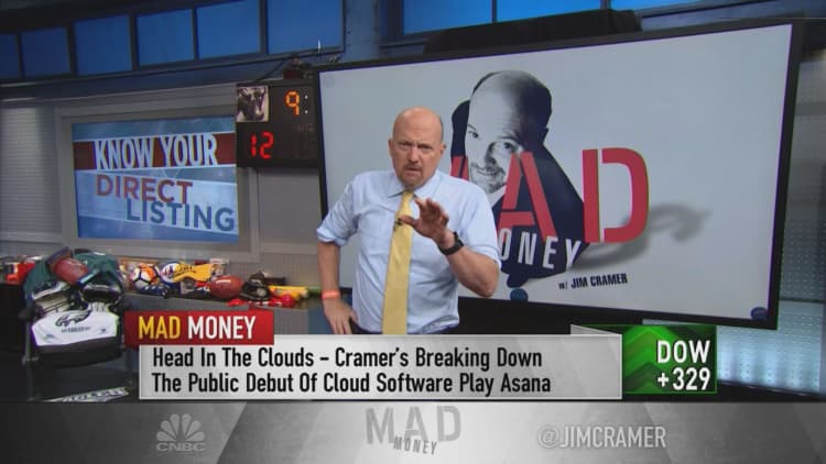 Jim Cramer breaks down Asana direct listing: 'This is an intriguing industry'