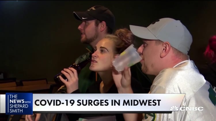 Covid-19 cases are spiking in the Midwest and local hospitals are concerned