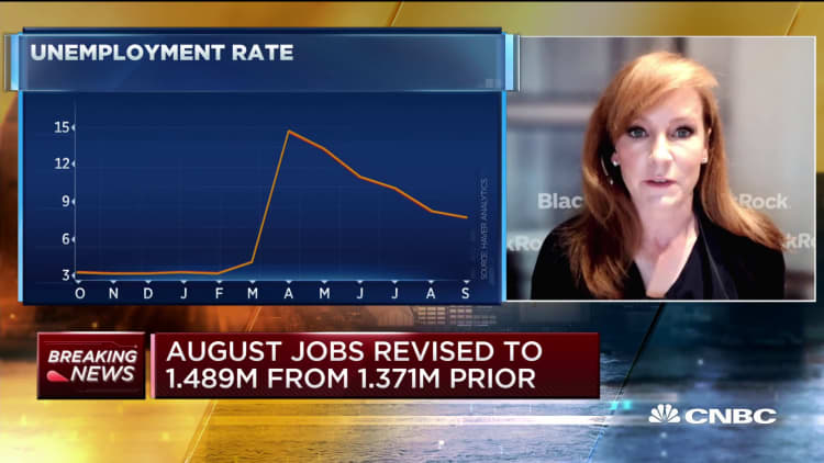 September jobs data is slightly disappointing: BlackRock's Kate Moore