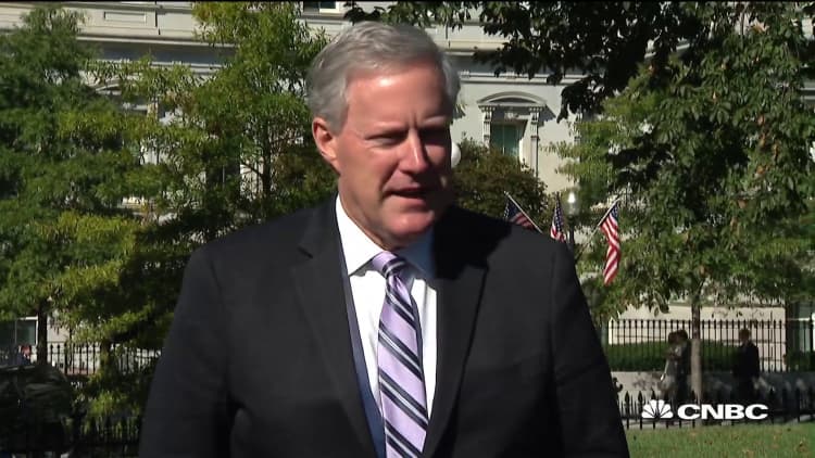 Trump Chief of Staff Mark Meadows: President Trump and first lady remain in good spirits