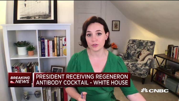 CNBC's Meg Tirrell explains Regeneron's antibody cocktail