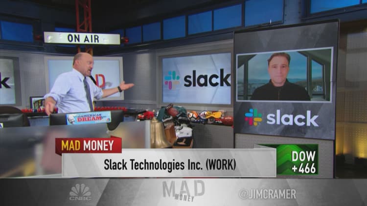 Slack Technologies CEO on customer growth, competition and pandemic