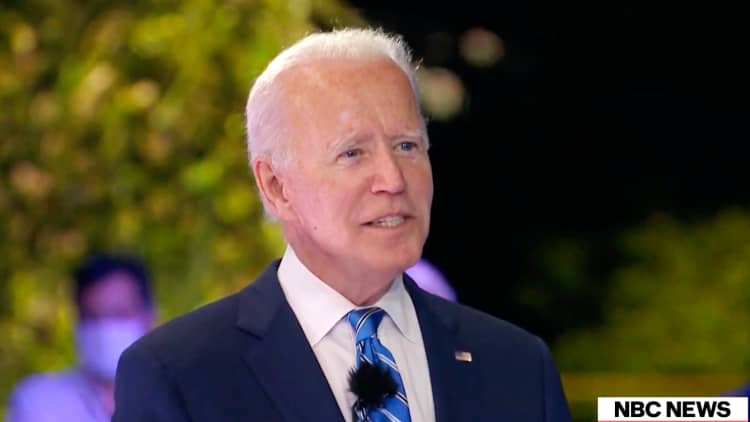 Former vice president Joe Biden: Wearing masks are a patriotic duty