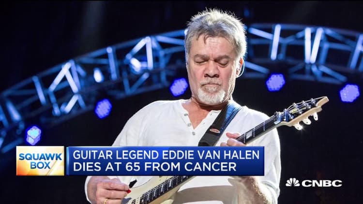 Guitar legend Eddie Van Halen dies at 65 from cancer
