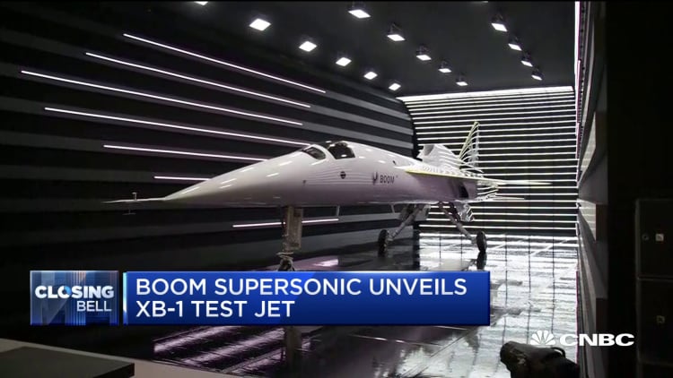 Boom Supersonic unveils prototype for commercial jet