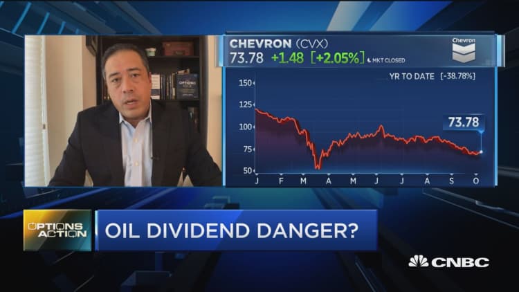 Options Action: Oil company dividend