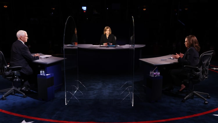 Republican pollster on what undecided voters thought about the vice presidential debate
