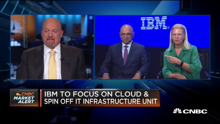 IBM CEO and executive chair on spinning off IT infrastructure unit