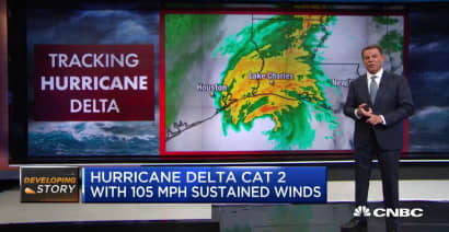 Hurricane Delta takes aim at Louisiana
