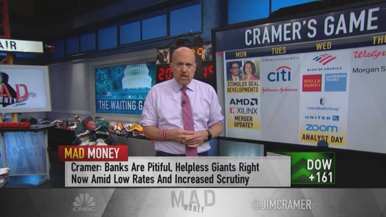 Cramer previews earnings game plan for the trading week of Oct. 12