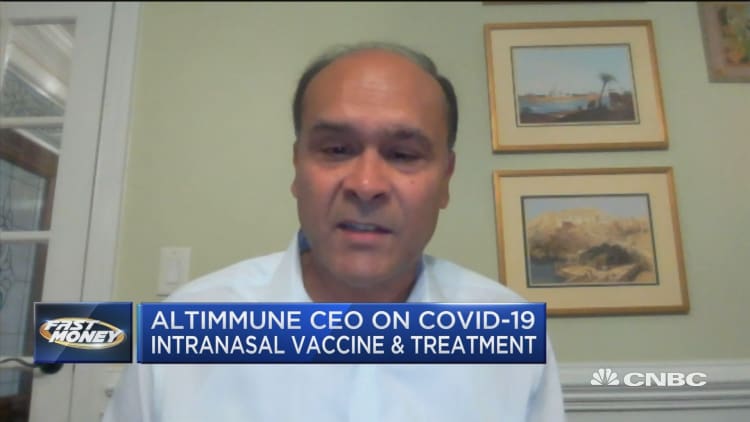 Altimmune CEO Vipin Garg with the latest on a potential inhaled vaccine