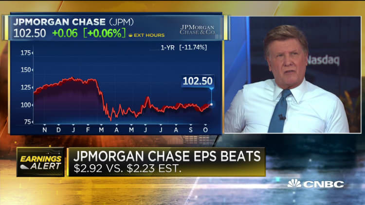 JPMorgan Chase posts Q3 earnings beat on top and bottom lines