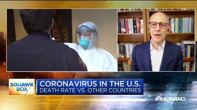 Former Obama health advisor on his study comparing coronavirus death rates in the U.S. and abroad