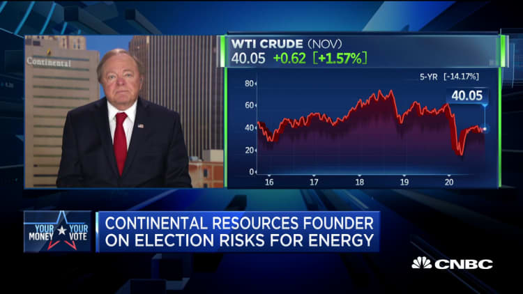 Continental Resources founder Harold Hamm on election risks for the energy sector