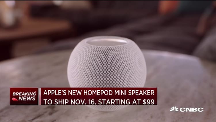 Apple just announced its HomePod mini smart speaker