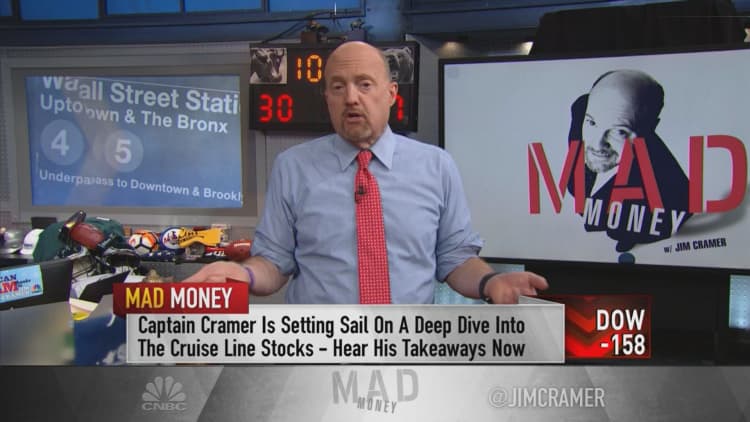 Jim Cramer says investors should wait to buy cruise line stocks due to coronavirus uncertainty