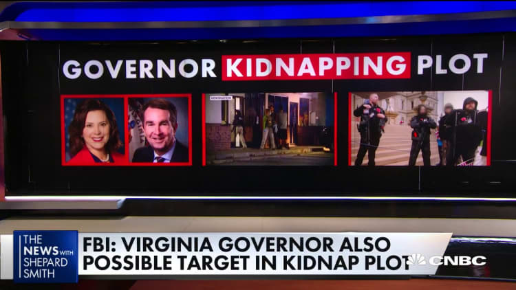 Va. Governor Northam also a kidnapper target