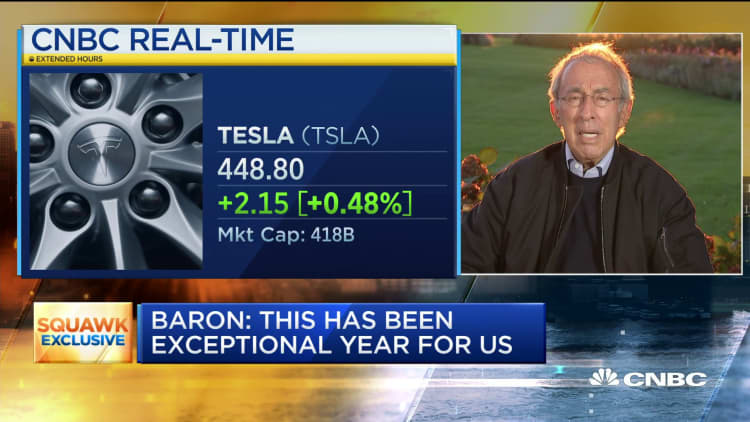 Billionaire investor Ron Baron: Tesla will become a $2 trillion company