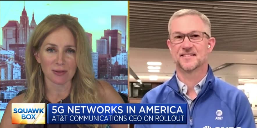 Watch CNBC's full interview with AT&T CEO Jeff McElfresh on 5G in the U.S.