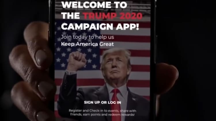Campaign apps are gathering vast amounts of voter data