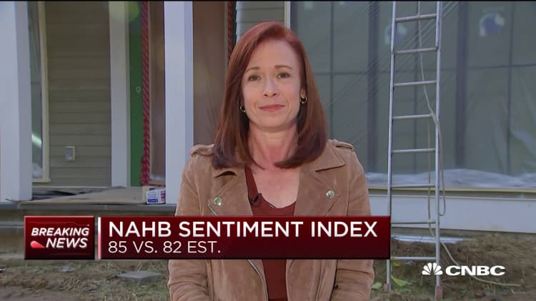 Homebuilder sentiment jumped in October, the second month in a row