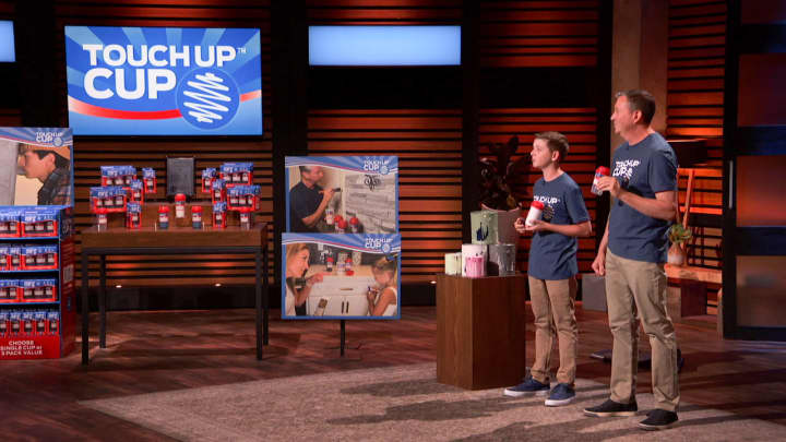 Touch Up Cup - From Shark Tank to Lowe's, Touch Up Cup has you covered.  Check out Touch Up Cup the next time you're at Lowe's! #touchupcup #lowes  #sharktank #sharktankpitch #instaart #paint #