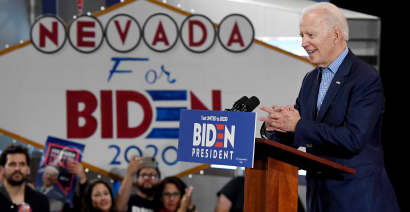 Joe Biden projected to win Nevada, adding to his victorious electoral vote tally