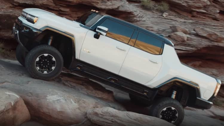 Watch the CNBC interview with General Motors President Mark Reuss on new electric Hummer