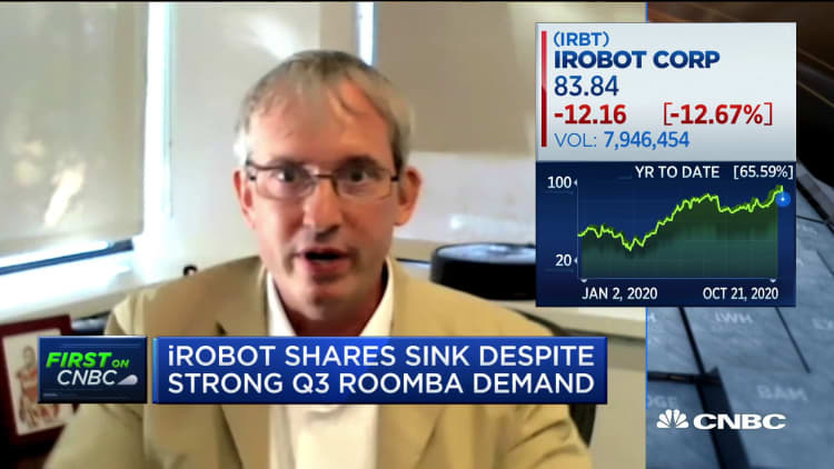 iRobot CEO Colin Angle discusses surge in Roomba demand in Q3