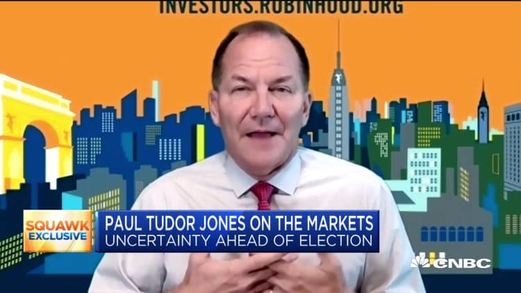 Paul Tudor Jones: Under a 'blue wave,' financial assets will suffer a great deal in the long-run