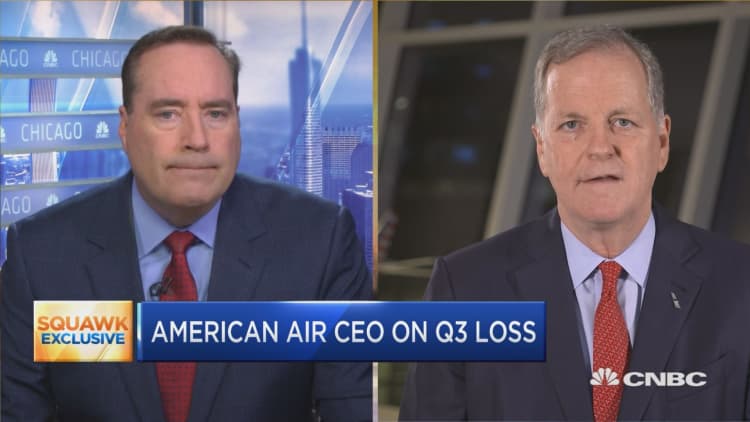 Full interview with American Airlines CEO Doug Parker on Q3 earnings loss