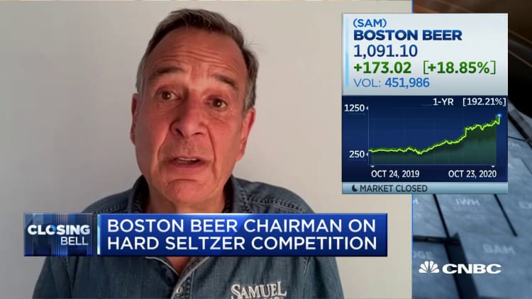 Boston Beer CEO discusses hard seltzer competition